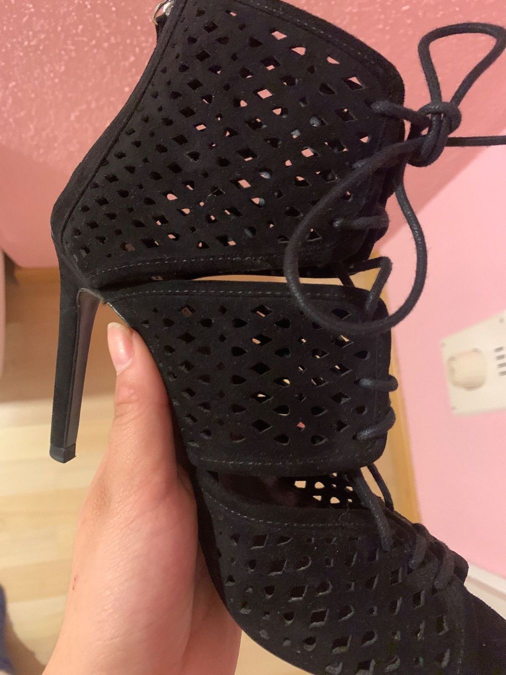 Zara Scarpe da donna: Zara Basic Schnürrsandaletten mit Absatz – Usato da Triengen venduto da nes_l8cj 3