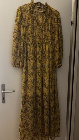 Dress NA-KD yellow pattern size 36 