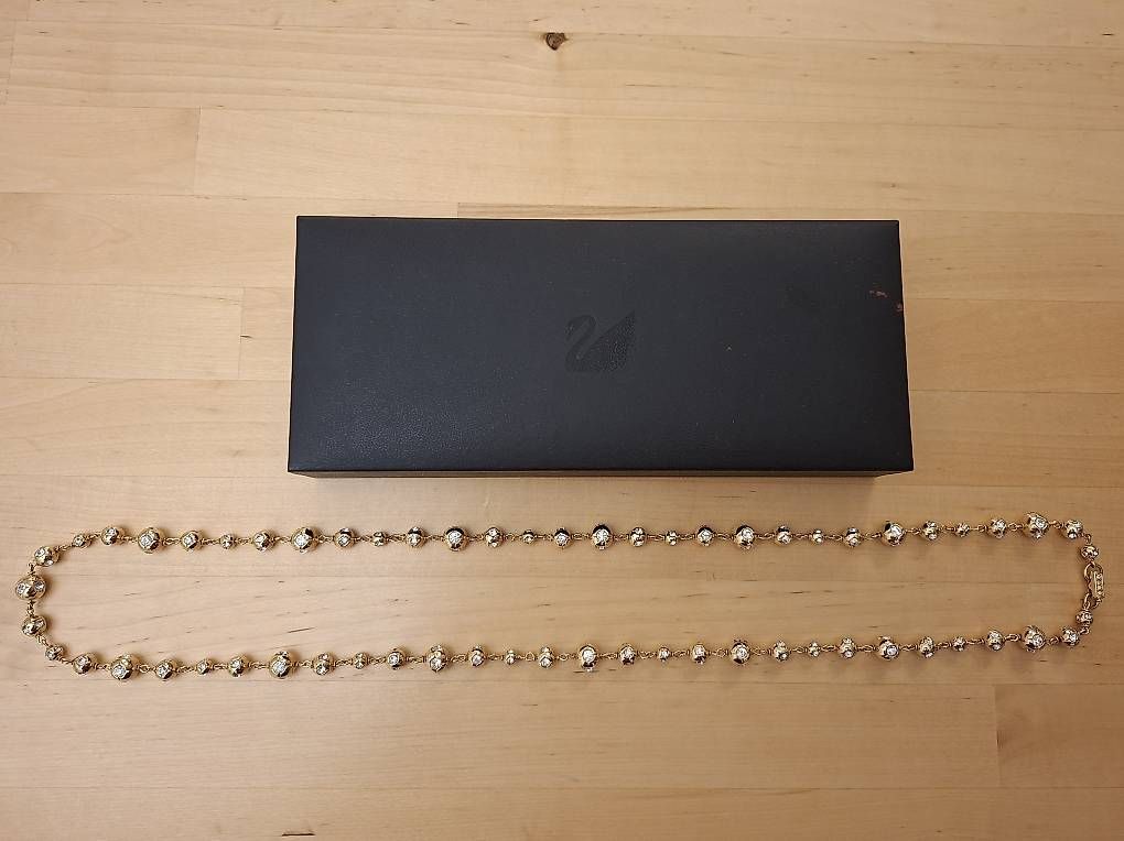 Catenine: Wunderschöne lange Swarovski Halskette – Usato da Wabern venduto da amo_pp26 3