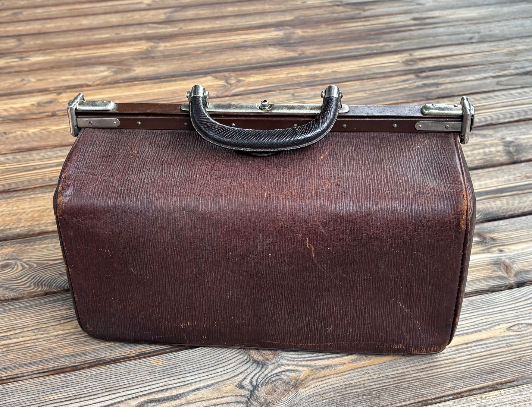 Sacs: antike Arzttasche, Leather Gladstone Bag – D'occasion à Lüchingen par Eeizo 5