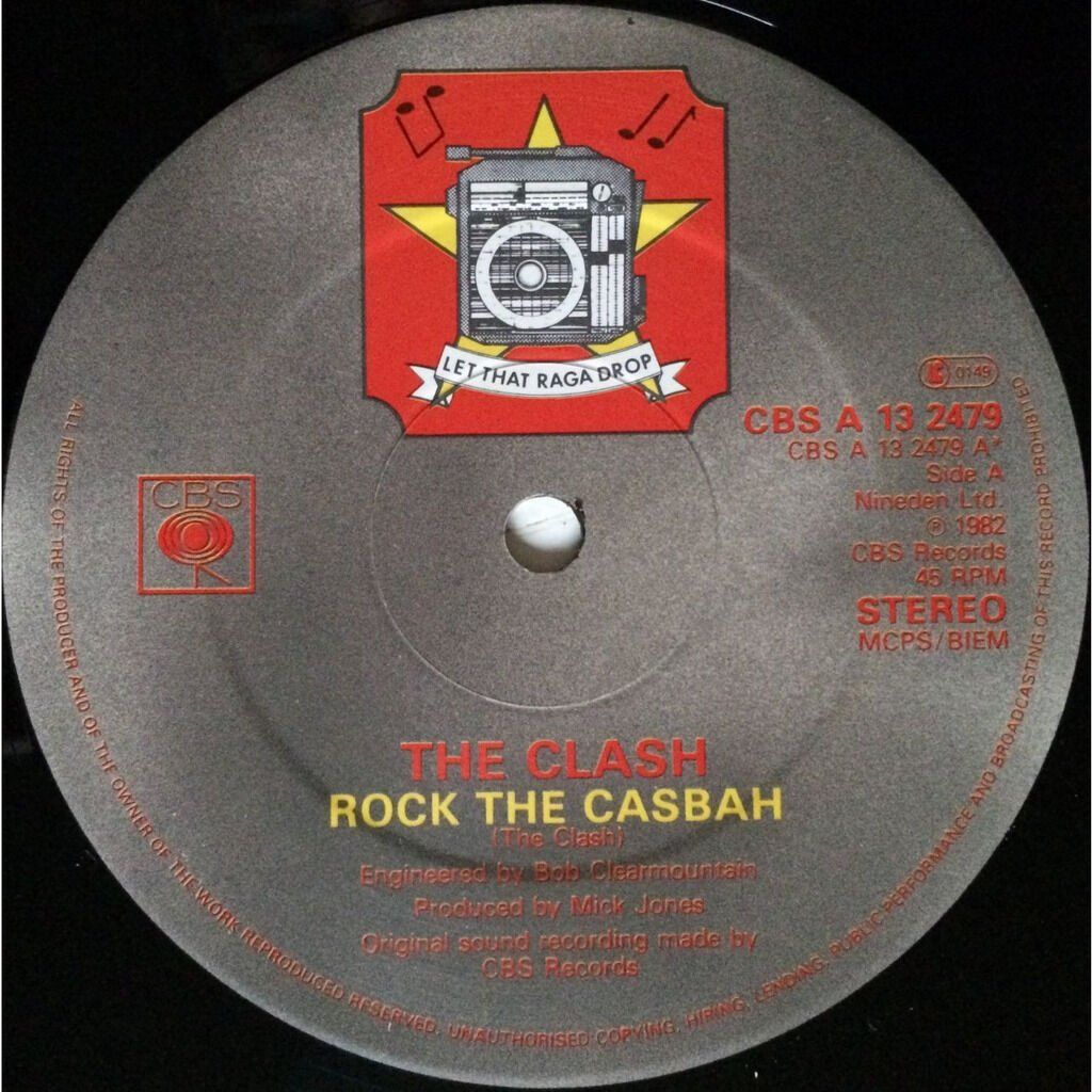 Dischi in vinile: THE CLASH - ROCK THE CASBAH – Usato da Bottens venduto da hotter-than-hell 2