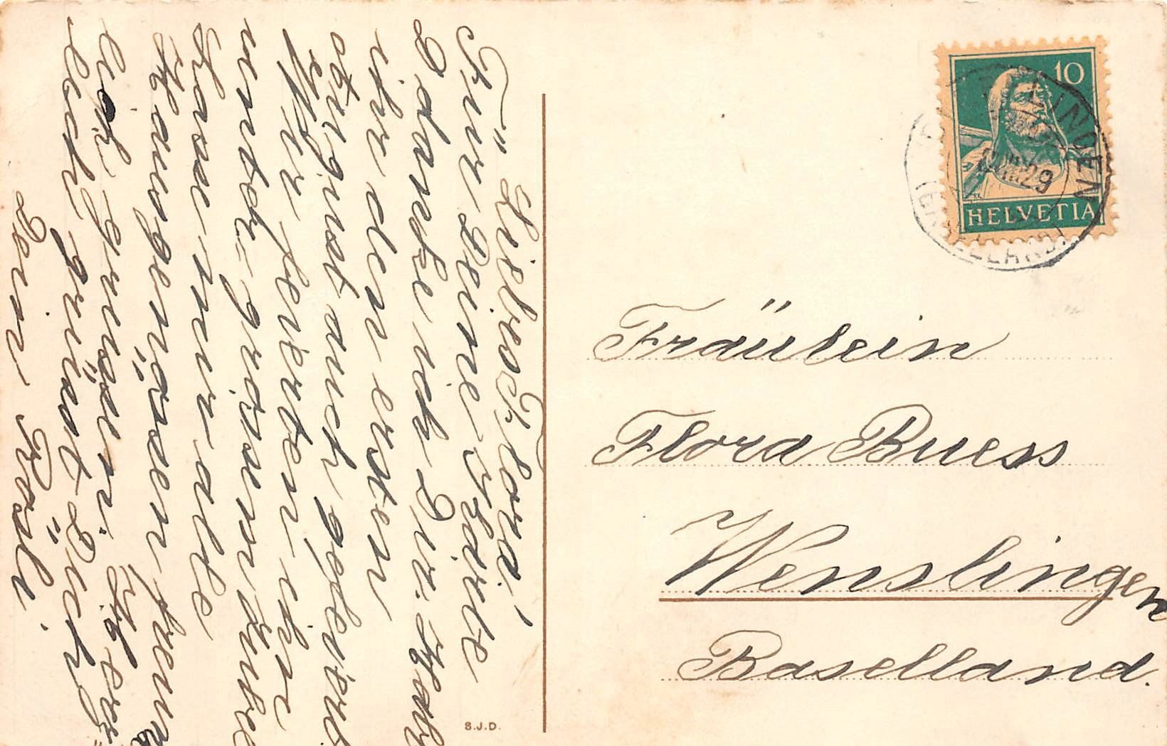Cartoline postali: Bibelspruch, verschiedene Blumen – Usato da Ottikon b.Kemptth. venduto da Neptun1974 1