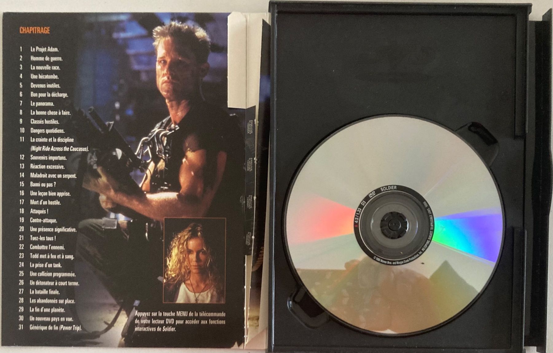 Tutti i DVDs: KURT RUSSELL - SOLDIER – Usato da Poliez-Pittet venduto da Newtown-Records 2