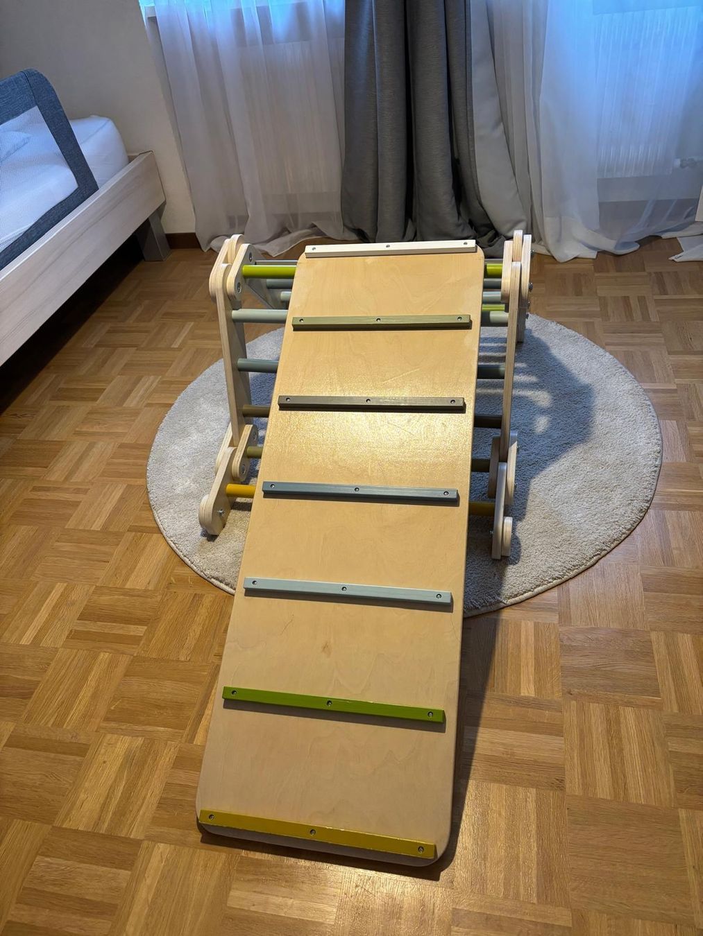 Kletterwände & Klettergriffe: Kids Triangle with Ramp, Climbing Frame Set – Gebraucht aus Baar von IsabelaSaavedra2020 1