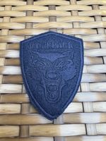 Aufnäher Wolfpack dunkelblau gestickt neu