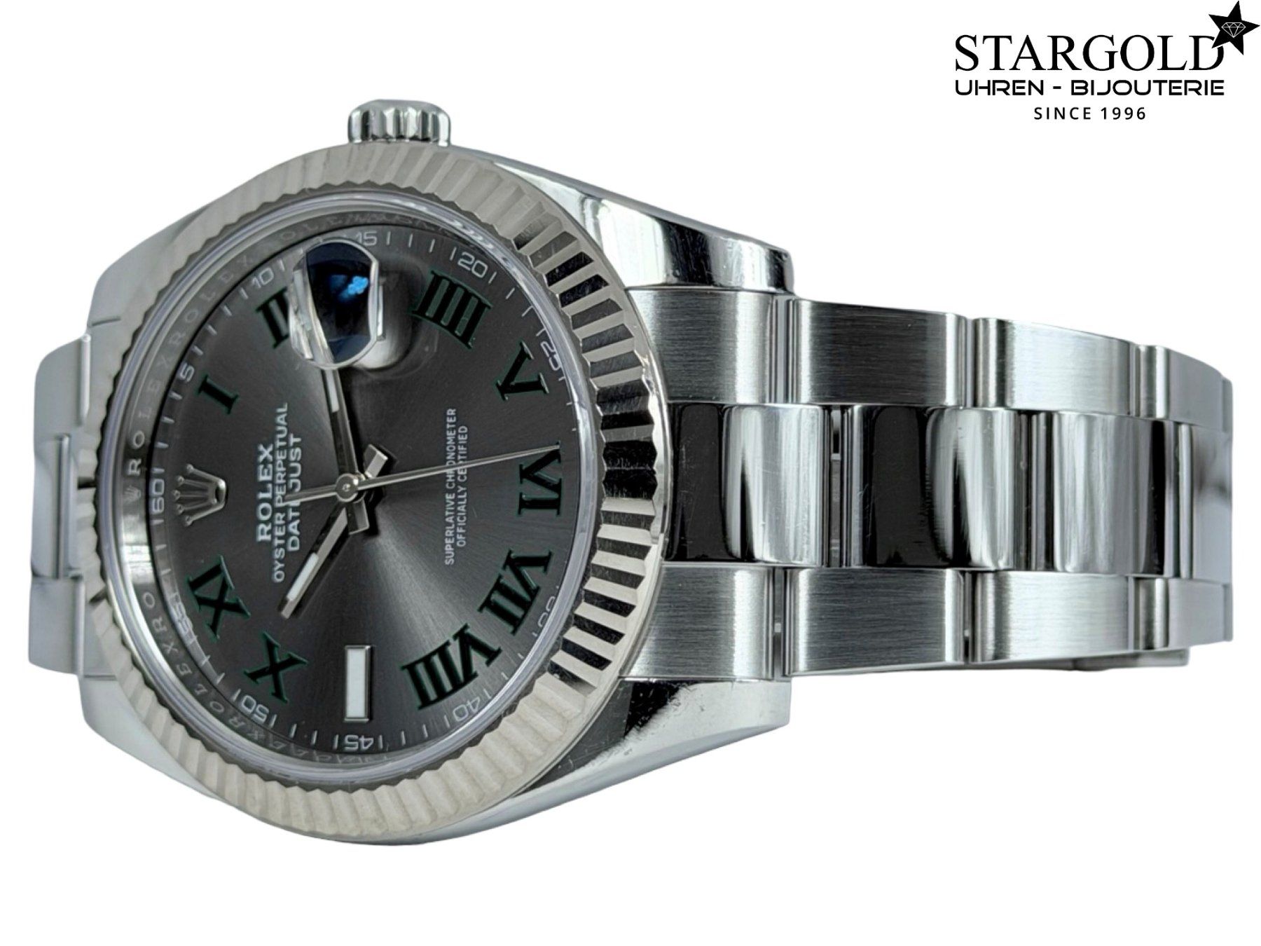 Rolex Montres: Rolex Datejust 41 "Wimbledon" - 126334 – D'occasion à Zürich par Stargold-Uhren 2