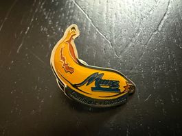 Munz's Banane Pin/Anstecker, Confiserie Schokolade, top!