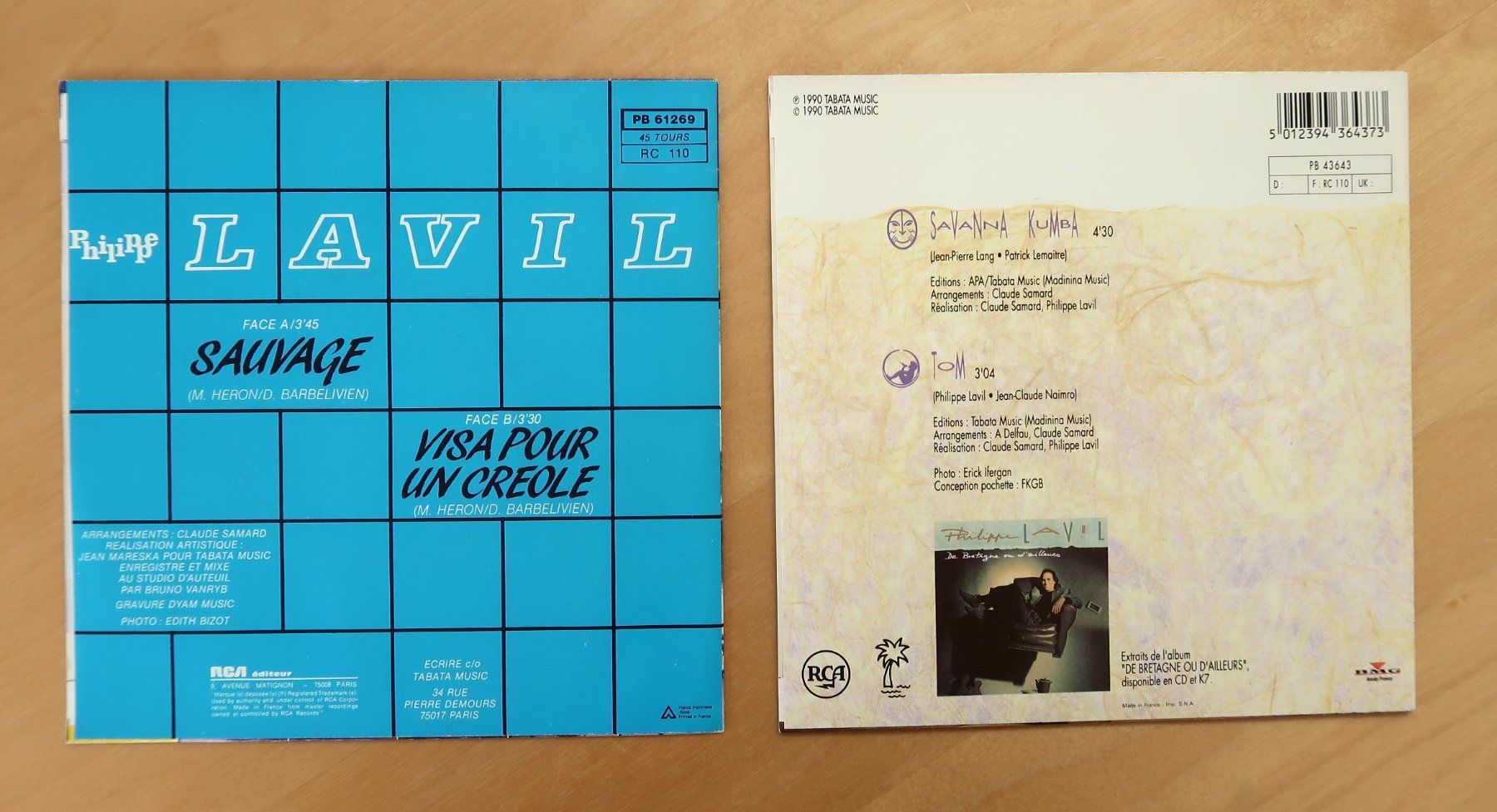 Dischi in vinile: PHILIPPE LAVIL - 2 VINYL SINGLES (NM) – Usato da Hedingen venduto da Studers 1
