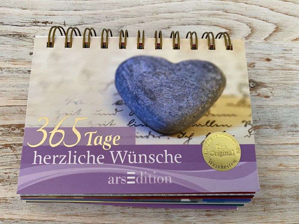 Kalender 365 Tage herzliche Wünsche Kaufen auf Ricardo