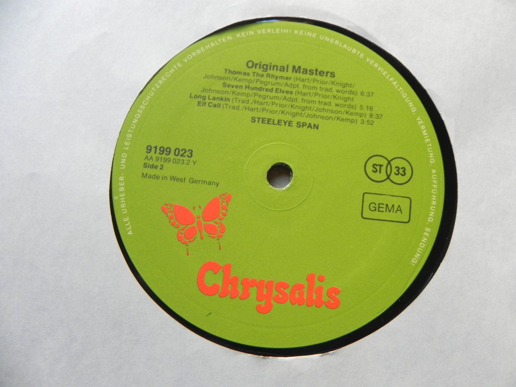 Schallplatten: Doppel LP brit. Folk Rock Band Steeleye Span 1977 Masters – Gebraucht aus Siebnen von krimsie 5