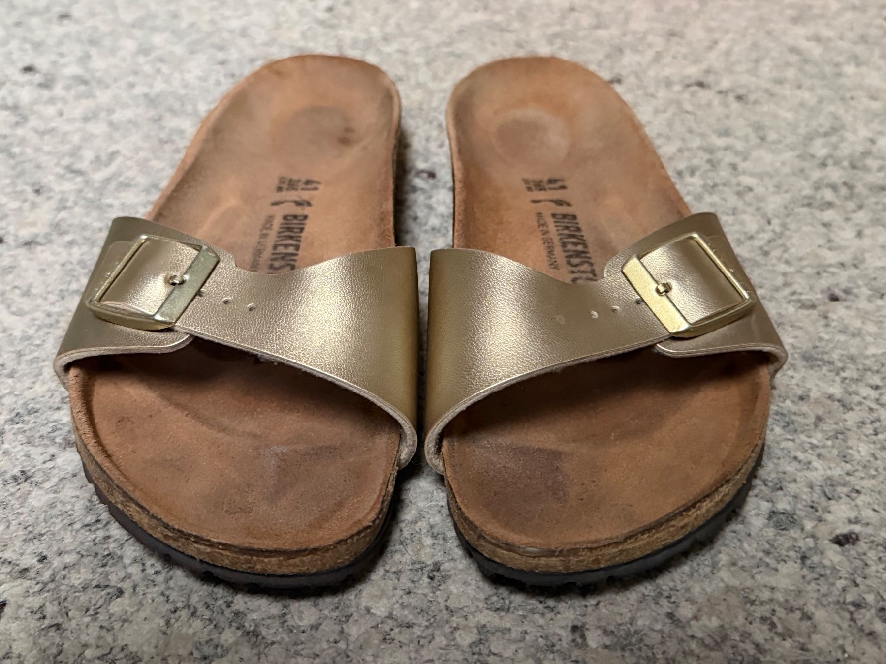 Birkenstock Chaussures femmes: Birkenstock Madrid Gold, Gr. 41 – D'occasion à Wattwil par edel88 3