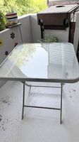 Gartentisch Alu/Glas