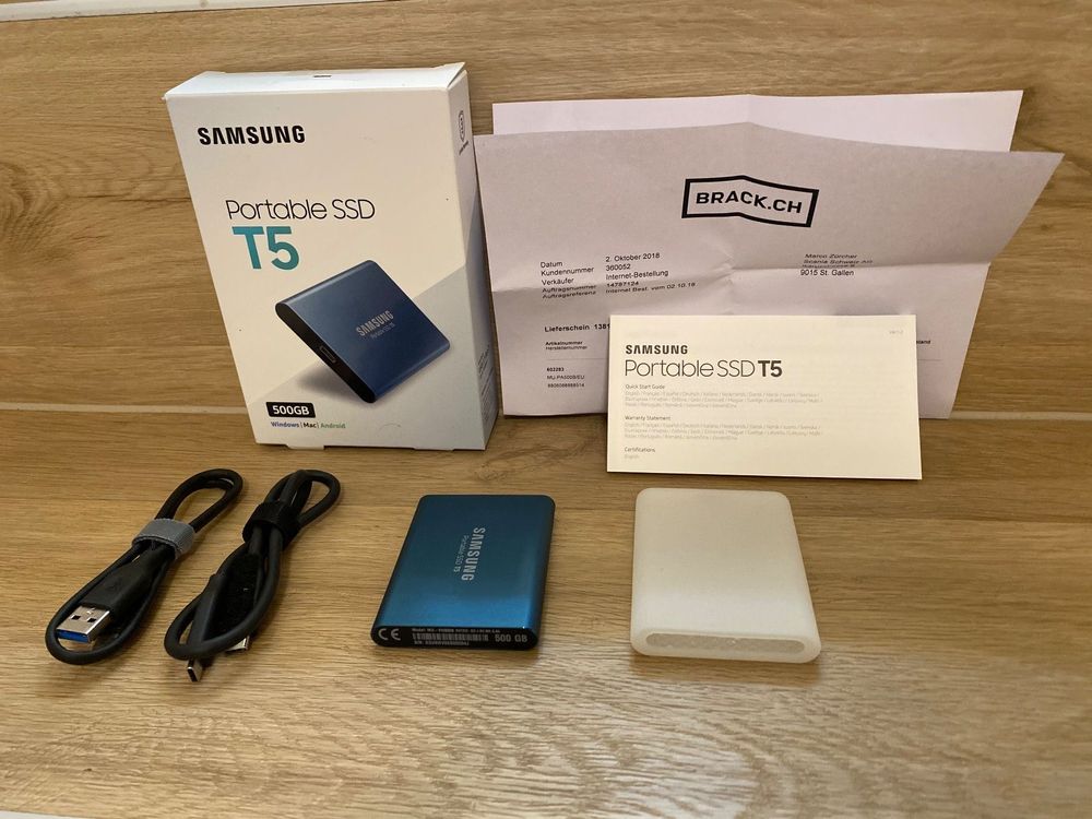 Samsung Portable SSD T5 500GB | Kaufen auf Ricardo