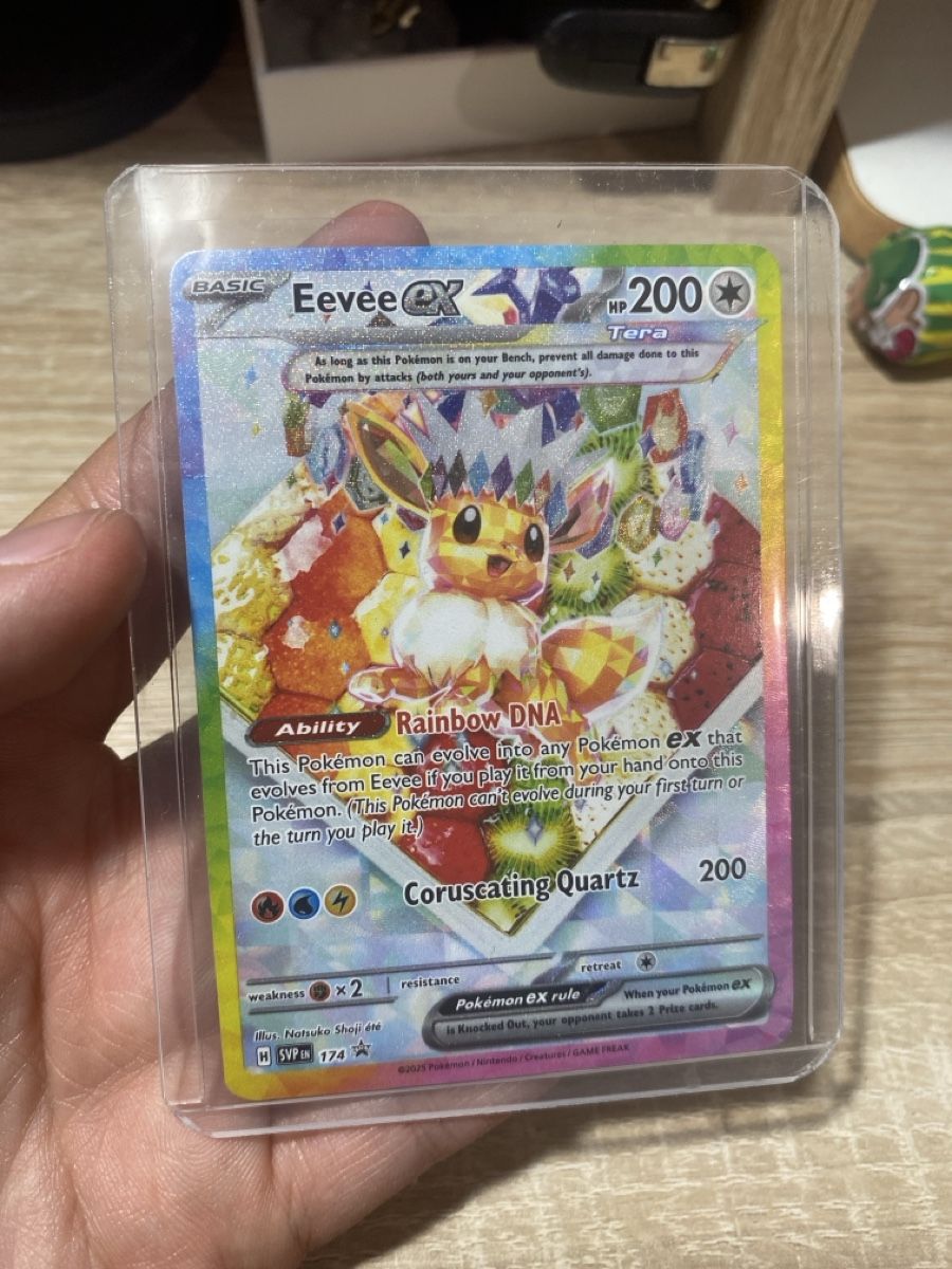 Pokémon Sammelbilder & Trading cards: Eevee EX Prismatic Evolutions Promo English – Neu (gemäss Beschreibung) aus Schlieren von MajinCorina 2