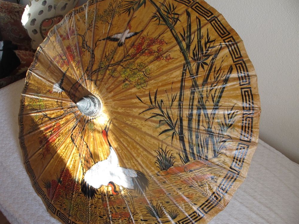 Antiker 1920er Art Deco chinesischer Sonnenschirm Kaufen auf Ricardo