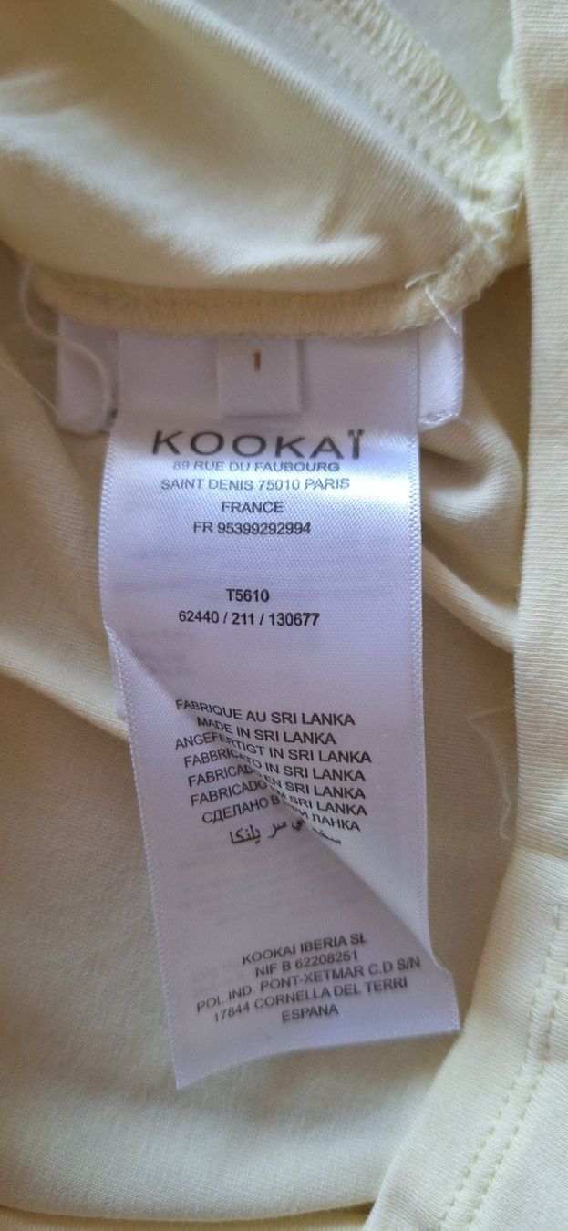 Kookai T-shirt: Kookai, croc top – Nuovo e nell'imballaggio originale da Lussery-Villars venduto da pousinete02 4