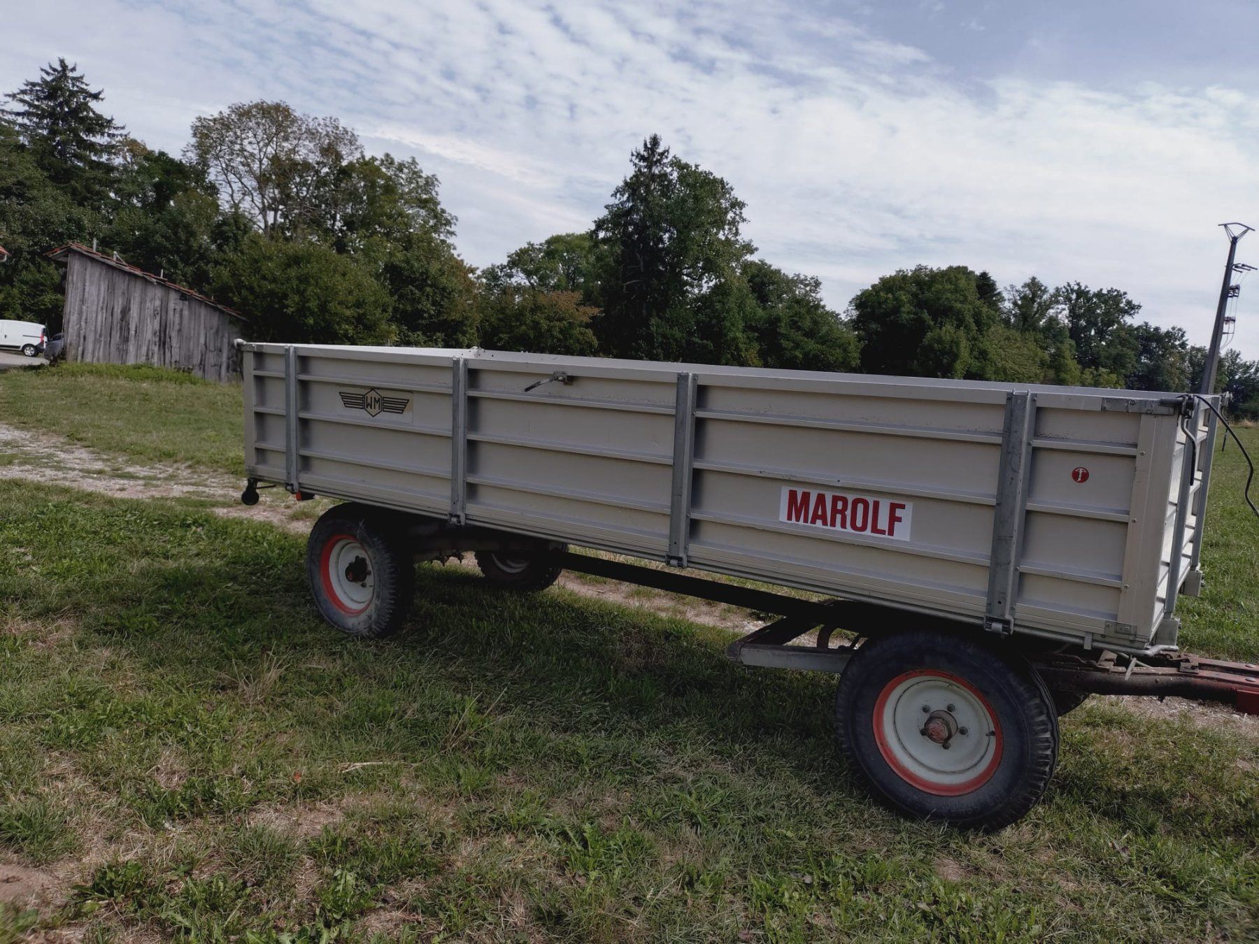 Marolf Remorques: Caisse aluminium Marolf sur châssis – D'occasion à Ependes par Yves035