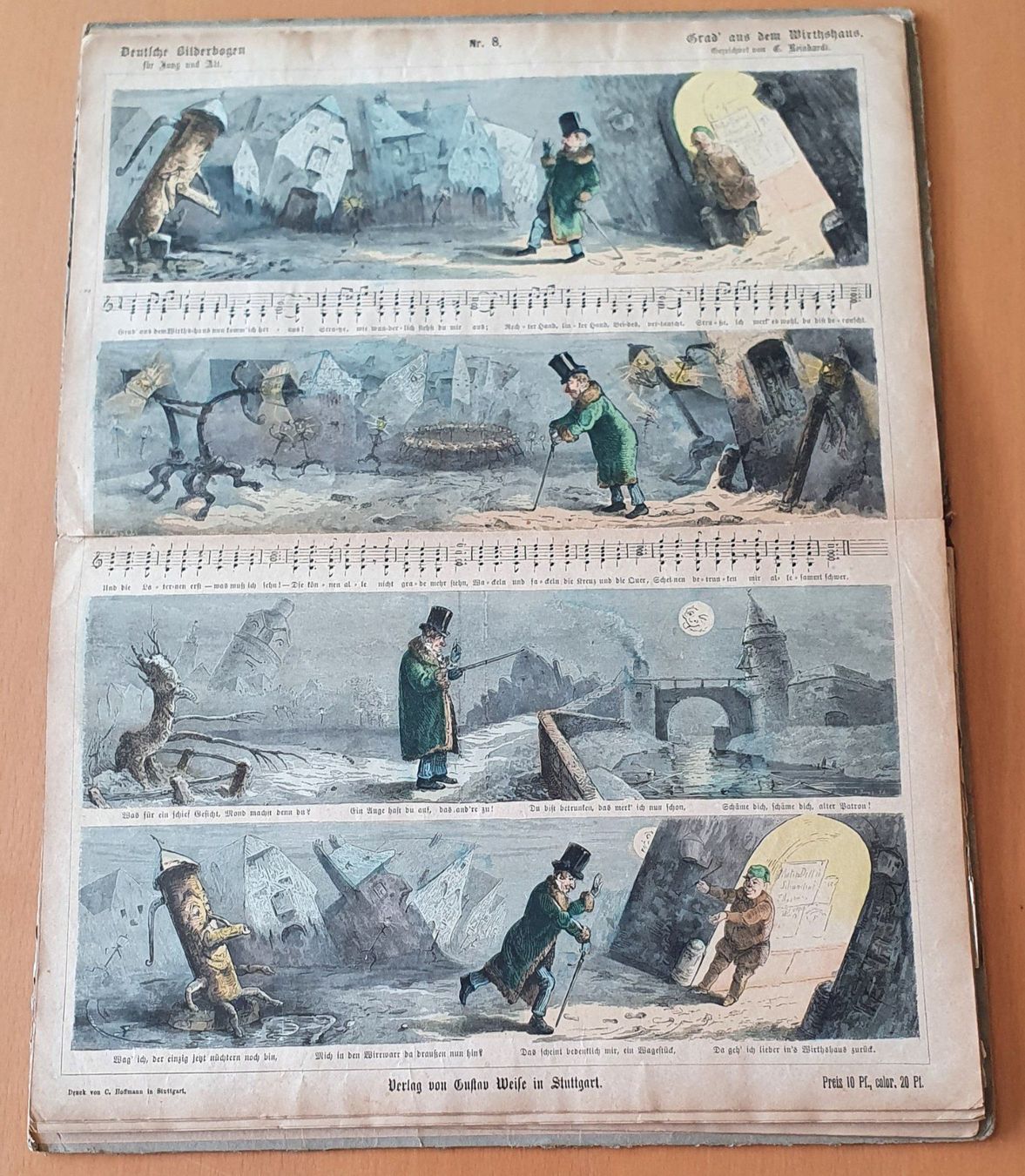 Libri: Deutsche Bilderbogen Jung und Alt 1870 – Usato da Kreuzlingen venduto da Rschweiz1 4