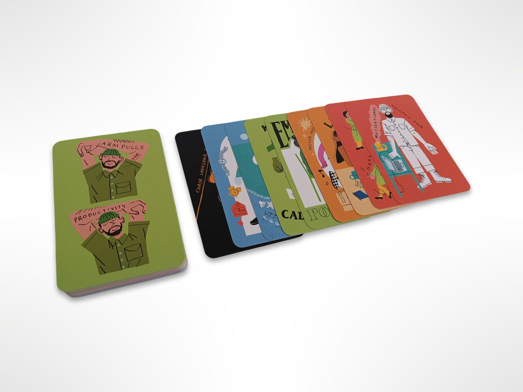 Spiele: Desk Yoga Deck Karten – Gebraucht aus Suhr von Restwert_Suhr 1