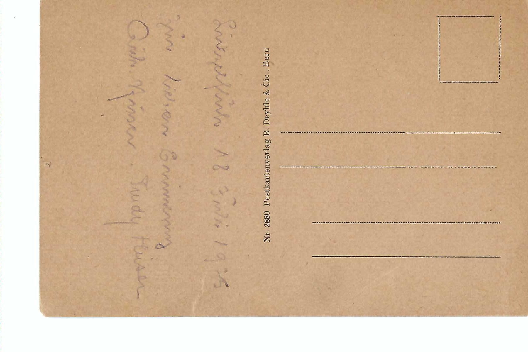 Cartoline postali: Lützelflüh, Gotthelf Denkmal 1975 – Usato da Thun venduto da 44wart 1