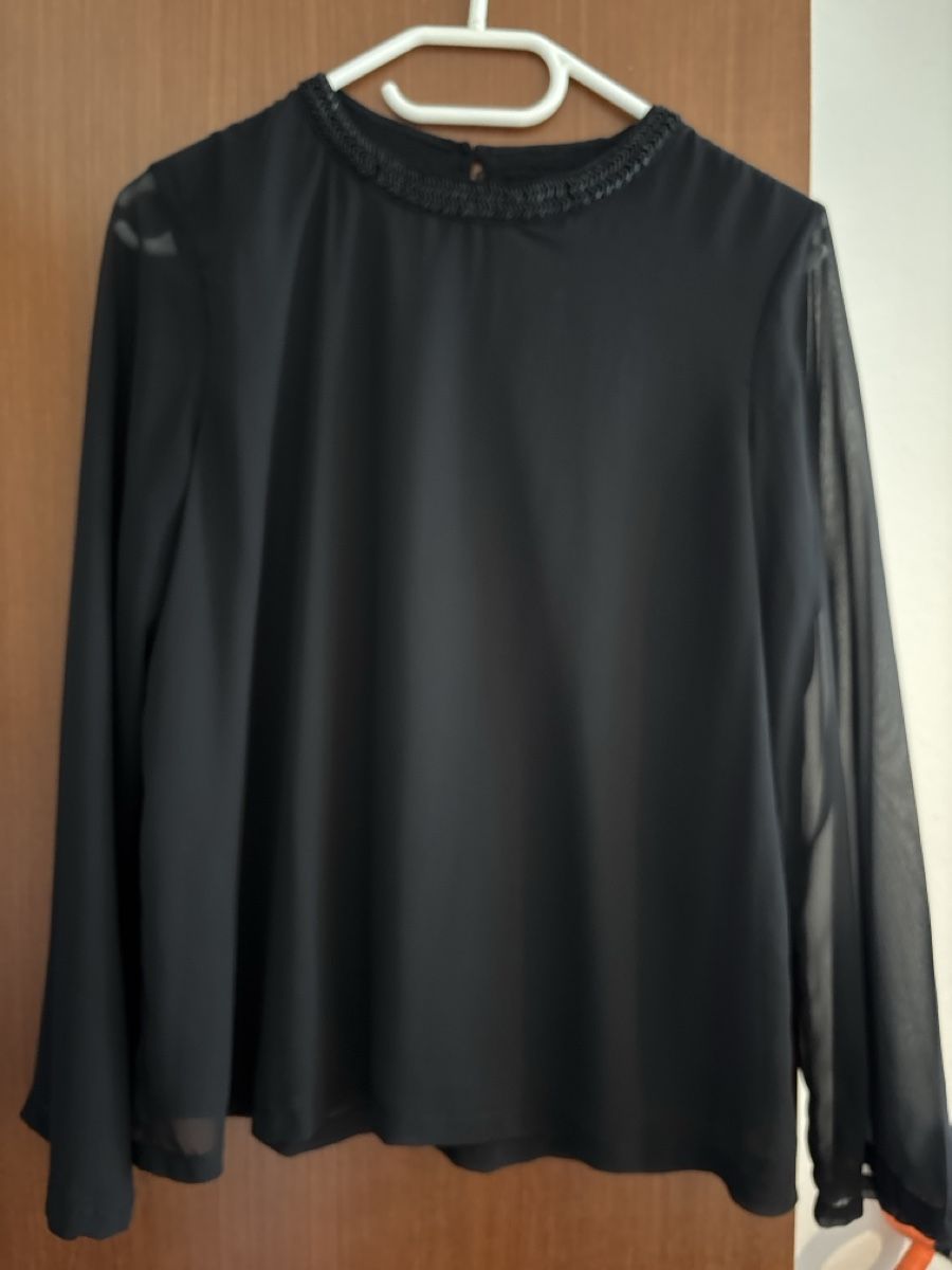 Only Camicette: Elegante ONLY Bluse, Gr. 38, Schwarz – Usato da Rünenberg venduto da ZwergLi100