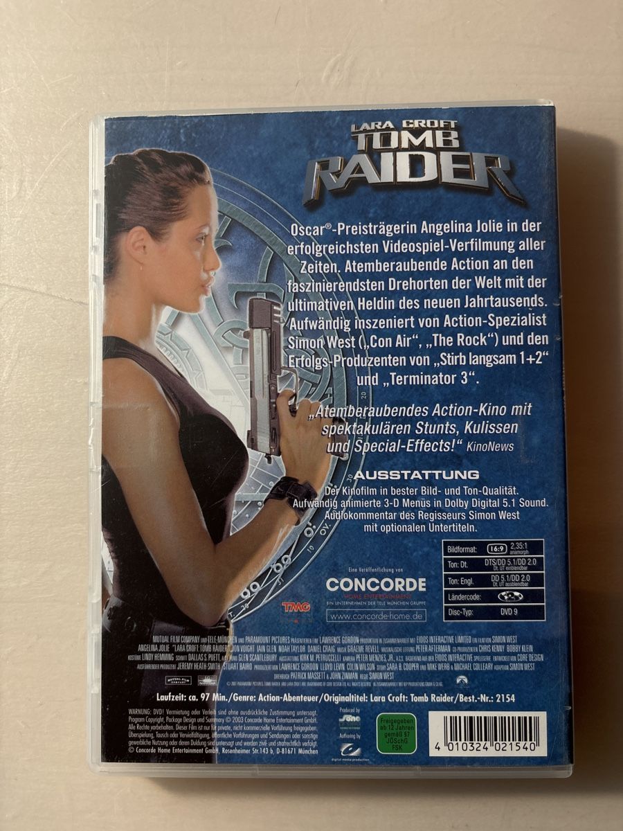 Alle DVDs: Tomb Raider – Gebraucht aus Ruswil von Slivio_ 1