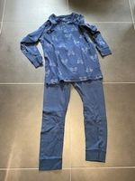 H&M Pijama blau mit Elch 146/152