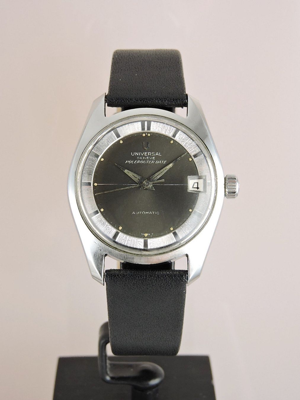 Universal Genève Orologi: 1966 Universal Genève Polerouter 869113-04 - Serviced – Usato da Bern venduto da Vintage-Oyster