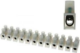 Lüsterklemmen 6 qm transparent 10 Reihen à 12 Klemmen