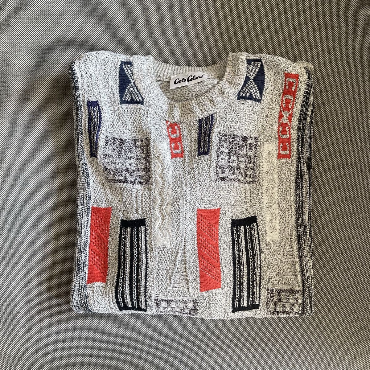 Carlo Colucci Maglioni & Felpe: Carlo Colucci Vintage Strickpullover in Grau, Größe 58 – Usato da Bern venduto da dek_7bjd