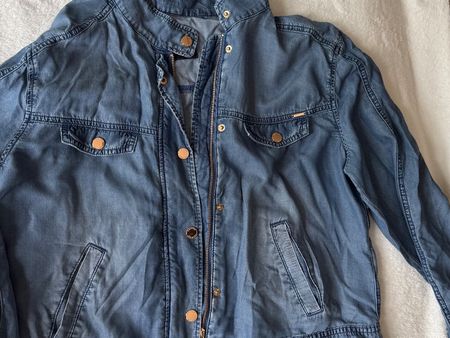 Jeansjacke Damen Grösse 44 blaue Waschung guter Zustand