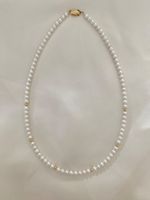 baby Süsswasserperlen Kette 18k Gold
