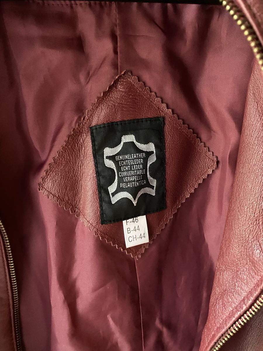 Jacken: Lederjacke Echtleder bordeaux Grösse S/ M – Gebraucht aus Muri b. Bern von jan_jr2w 3