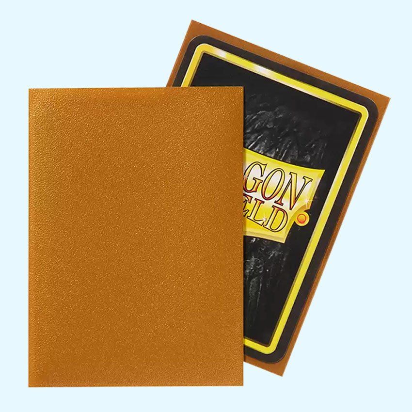 Carte collezionabili: Dragon Shield - Gold Matte - Deck Protector - Sleeves 100 – Nuovo e nell'imballaggio originale da neuchâtel venduto da GINKO-CARDS 1