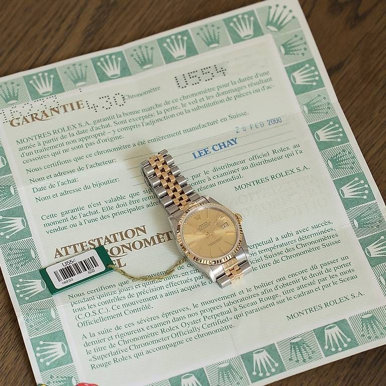 Uhren: Rolex Datejust 16233, vendue en 2000 – Gebraucht aus Lausanne von inf_dft9 4
