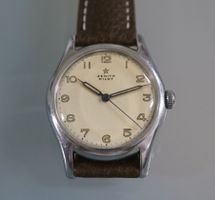 Vintage Zenith Pilot in Edelstahl, ca. Ende 40er Jahre