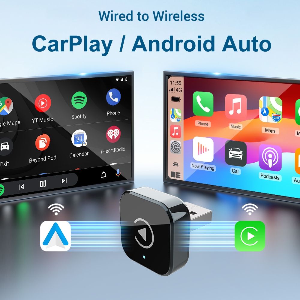 Laufwerke & Adapter: CarPlay Sans Fil pour Apple iPhone & Android – Neu und originalverpackt aus Bulle von Zaman66 8