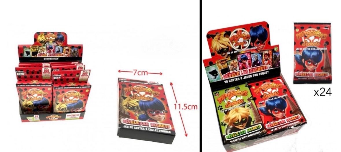 Carte collezionabili: Display Miraculous Starter Deck 8 packs +Display 24 booster – Nuovo e nell'imballaggio originale da Collombey venduto da Cards07