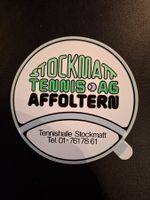 Vintage Rar Sticker Aufkleber Stockmatt Tennis AG Wie Neu!