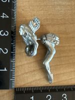 einzel Ohrstecker / Elfe mit Kugel