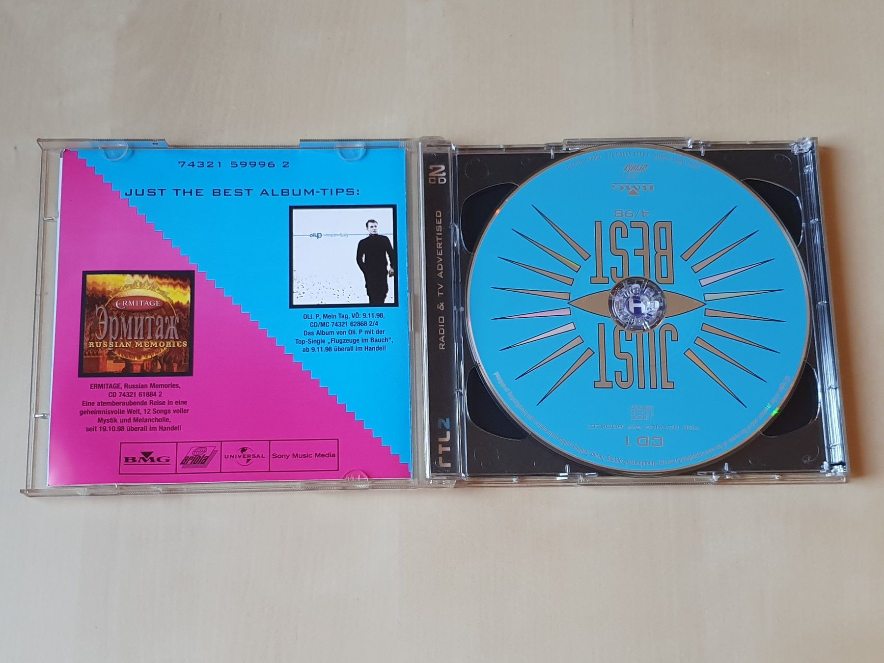 CDs: Just the Best 4/98 – Gebraucht aus Stansstad von collectorsshop 2