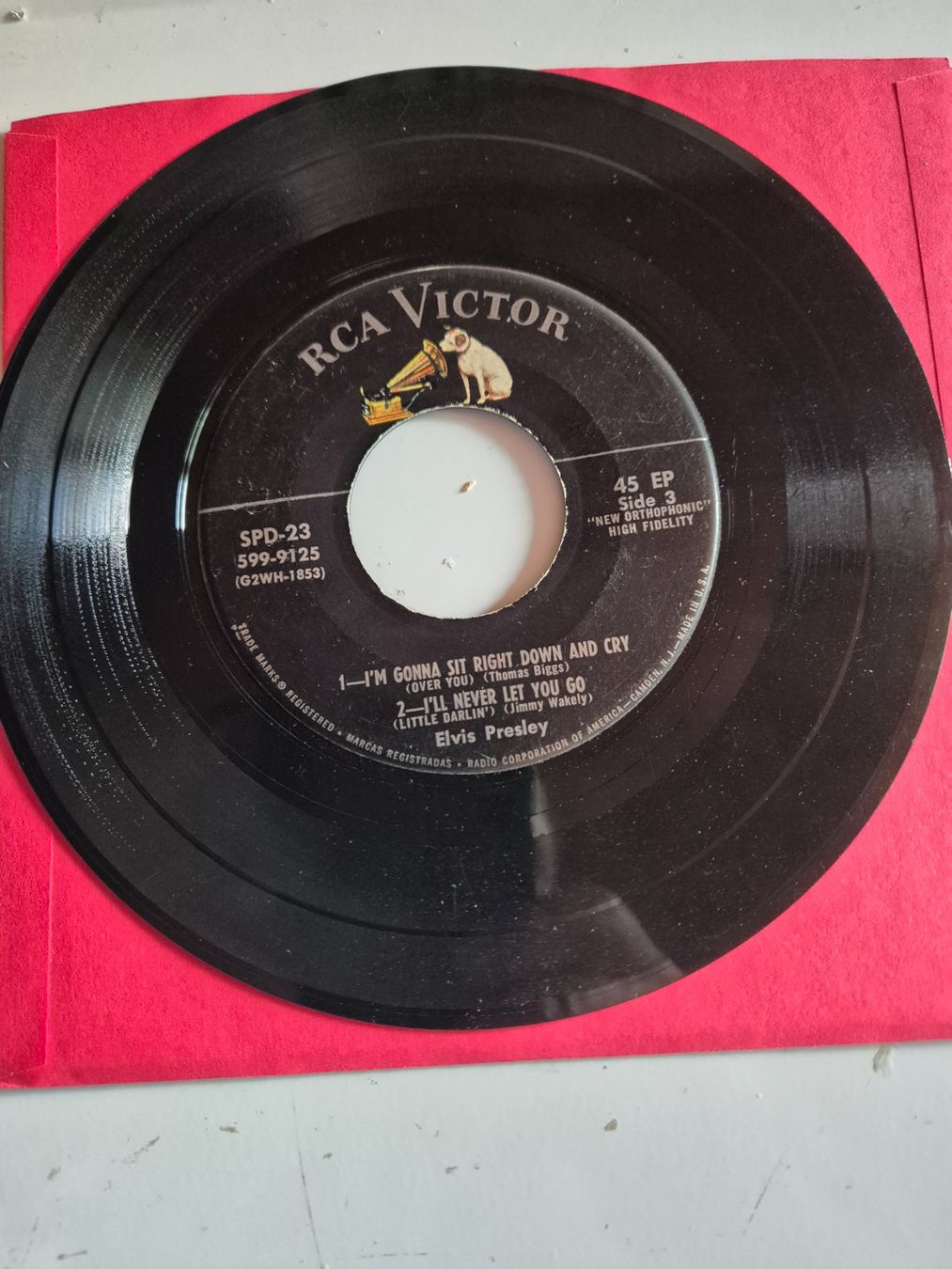 Dischi in vinile: ELVIS PRESLEY SPD 23 VERY RARE US EP – Usato da basel venduto da oldtimer77 3