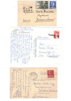 Frankreich spezial Stempel PARIS Ansichtskarten 1929