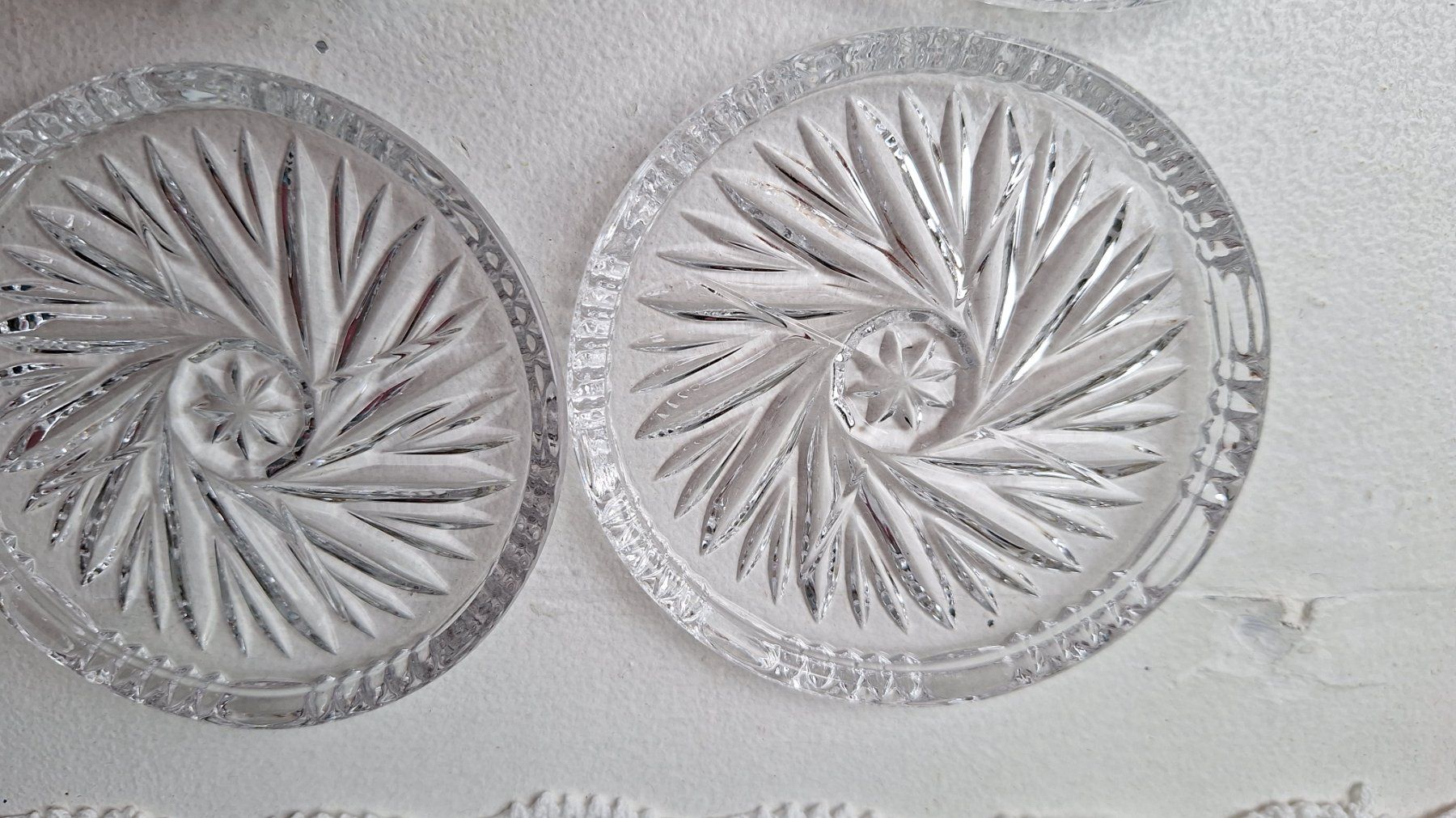 Sottobicchieri: 6 Kristall-Glasuntersetzer , Vintage – Usato da Dornach venduto da majo8689 4