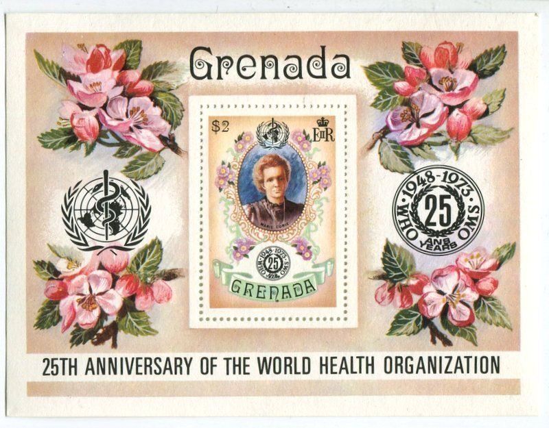 Tous les timbres: Block "WHO". Grenada – Neuf avec emballage d'origine à Basel par Butsch5