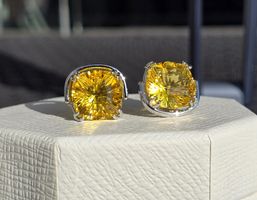 Swarovski Harmonia Ohrringe, gelb