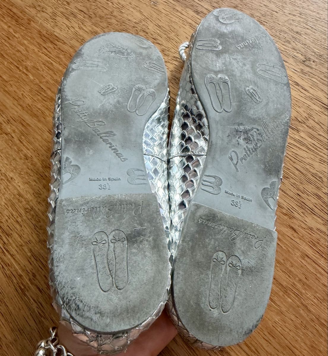 Scarpe da donna: Pretty Ballerinas silber Grösse 38.5 gebraucht – Usato da Unterengstringen venduto da Blingbling537 2