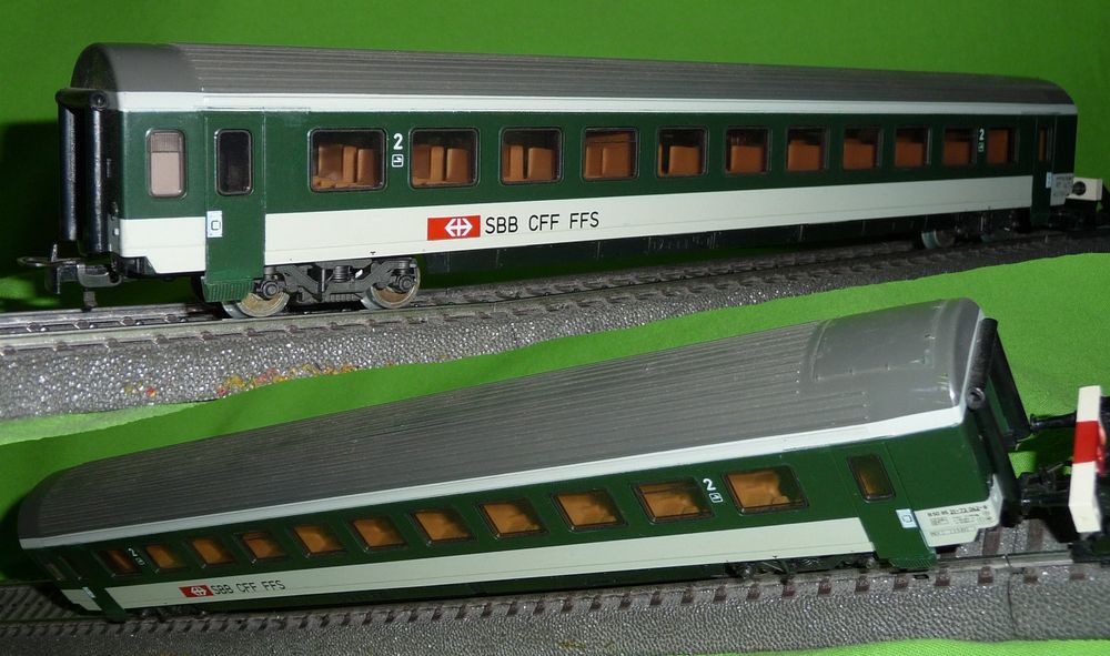 SBB Intercity 2.Kl. Wagen Nummer 042-6 Märklin 4124 Relex OV (Gebraucht ...