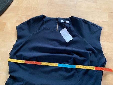 LA REDOUTE Damen Kleid, Gr. 50, Dunkelblau, NEU