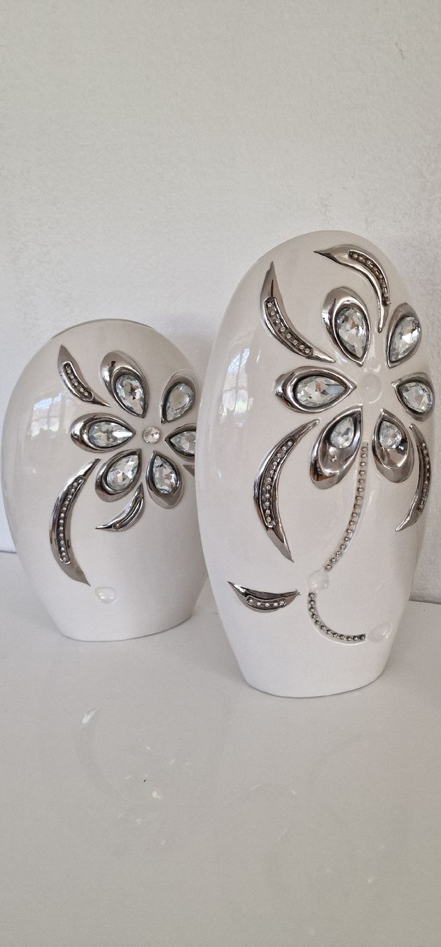 Tutte le decorazioni: Edle Vasen mit Strass, 2-teiliges Set, – Usato da Zürich venduto da Abrar123 3